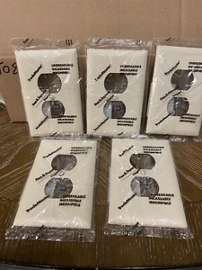 SET BESTEHEND AUS 5 P&S Lt Mandel Trademaster unzerbrechliche Wandplatte Abdeckung TPJ8-LA - Bild 1 von 5