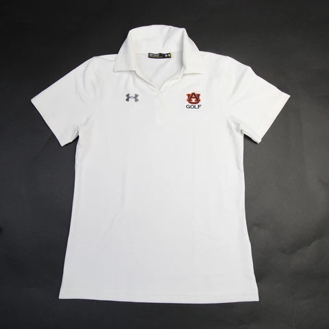 Auburn Tigers Under Armour Polo Women's White Used Cover
