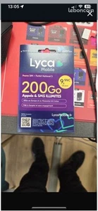 Carte Sim Lyca 10€ Crédit - Zdjęcie 1 z 1