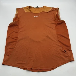 Nike Sphere React Tank Top Men 2XL Orange Logo ..#32207 - Picture 1 of 11