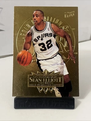1995-96 Ultra #162 Sean Elliott Gold Medallion Nm/mt - Image 1 of 3