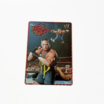 Pegatina de lucha libre Rob Van Dam WWE 2002 acento holográfico coleccionista Foto 1 de 3