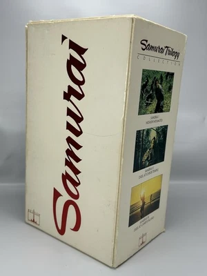 Samurai Trilogy VHS Box Set Hiroshi Inagaki Samurai I, II, III PREOWNED 1988 - Image 1 of 4