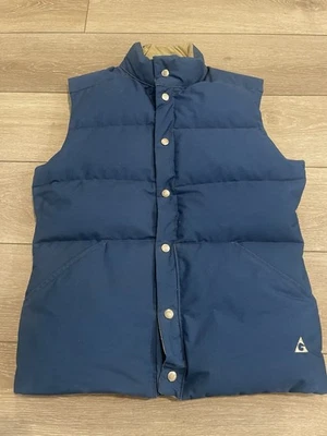 Gerry Outdoor - Reversible Down Vest - M - Blue/Tan - USA Made - Image 1 of 4