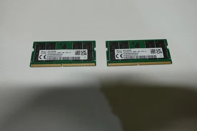SK Hynix 64GB (2x32GB) DDR5-5600MHz PC5-44800 SODIMM CL46 2Rx8 1.1V High Speed🔥 - Image 1 of 4