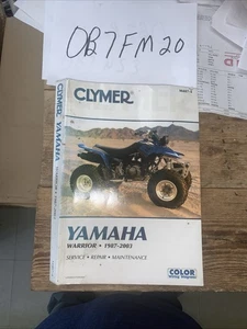 Clymer M487-4 Service Shop Repair Manual Yamaha Warrior 1987-2003 - Picture 1 of 11