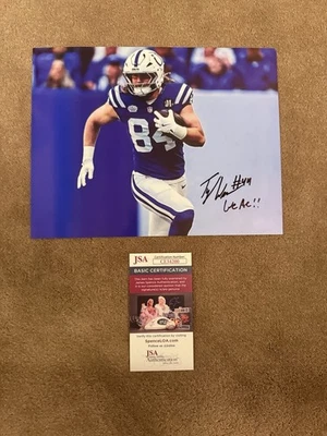 Tyler Warren Autographed Photo Indianapolis Colts JSA AUTHENTICATION - Image 1 of 3