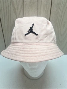 Nike Jordan Jumpman Boys Bucket Hat Legend Pink/Chrome Badge 8-20 YOUTH NWT - Picture 1 of 8
