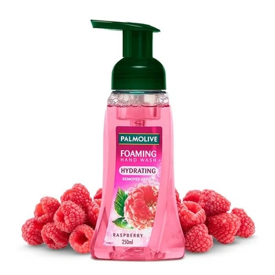 Palmolive Hydrating Foaming Raspberry Liquid Hand Wash, 250ml Spenderflasche - Bild 1 von 3