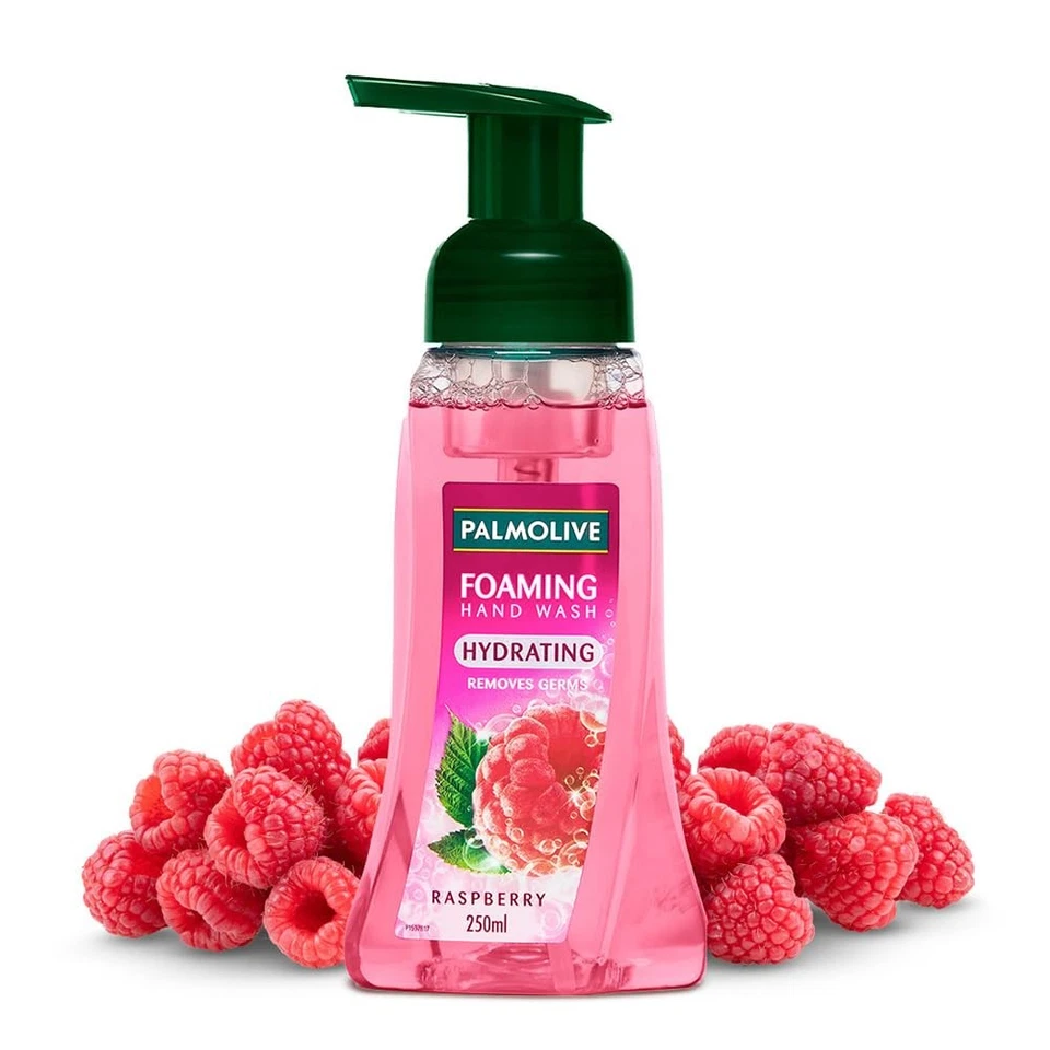 Palmolive Hydrating Foaming Raspberry Liquid Hand Wash, 250ml Dispenser Bottle - Image 1 of 3