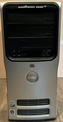 Vintage Dell Dimension E520 Intel Core 2 Quad 2.4ghz 4GB Ram 500GB 7300LE Win XP - Image 1 of 4