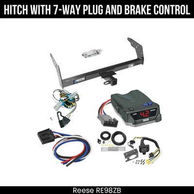 Reboque de engate PKG+ controle de freio para 98-00 Isuzu Hombre 98-04 Chevy S10 GMC Sonoma - Imagem 1 de 4