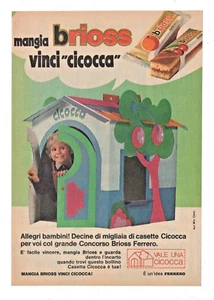 PUBBLICITA' ADVERTISING WERBUNG ITALIAN CLIPPING 1971 FERRERO BRIOSS CONCORSO - Imagen 1 de 1
