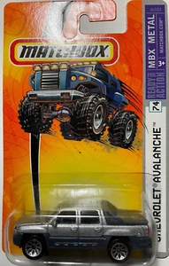 2007 Matchbox MBX Metal Chevrolet Avalanche Silver/Black #74 - Picture 1 of 2