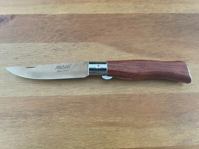 3.54" Portuguese Navaja MAM German Steel AISI 420 Bronze Titanium Blade - Image 1 of 4