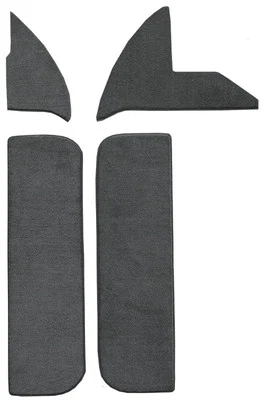 Dodge D300 1974 camioneta Cutpile alfombra puerta e inserciones de panel con cartón Foto 1 de 2