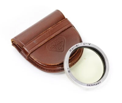 Rollei UV -0.5 Filter for TLR Rolleicord & 3.5 Bay 1 R1 RI Cased No.0448 - Image 1 of 2