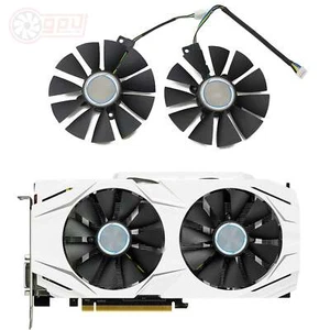 ASUS DUAL GTX 1060 1070 RX 480 570 - Replacement Graphics Card GPU Fan - Picture 1 of 4