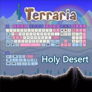 Terraria Keyboard cap Desert/Holy Desert/Mushroom/Snowfield customized - Picture 1 of 5