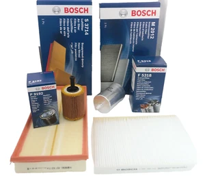 Audi TT 3.2 V6 Service Kit Oil Air Fuel Cabin Filter 2003 to 2006 BOSCH 250BHP - Picture 1 of 6