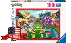 NEW & SEALED Ravensburger 17453 Pokemon Showdown 1000Pc Jigsaw Puzzle USA SELLER - Picture 1 of 11