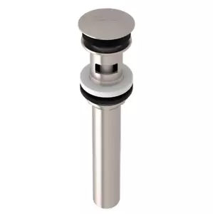 Rohl Universal Push Drain CC231OFWOSTN , Satin Nickel - Picture 1 of 3