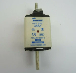 Fusible Combi Identificador 355NHG03BI-400 BUSSMANN 355A, 400V, G03, IEC60269-2 - Imagen 1 de 6