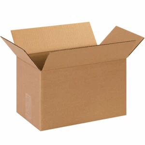 100 - 13 x 8 x 8 Corrugated Shipping Boxes Storage Cartons Moving Packing Box - Picture 1 of 3