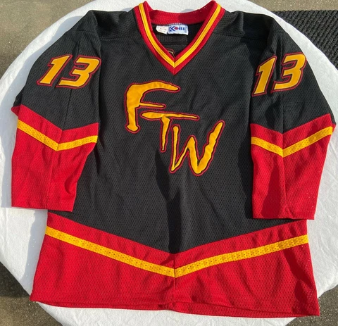 ECW Original TAZ FTW GEAR Large Hockey Jersey EXTREME CHAMPIONSHIP WRESTLING AEW Cover