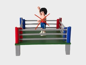 RING DE BOXEO CITY DEPORTE MINIATURE CUSTOM 3D - FIGURA PLAYMOBIL NO INCLUIDA - Imagen 1 de 4