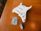 Fender Squire Stratocaster Complete Factory Stock Pickguard Pickup Rig W/Jack