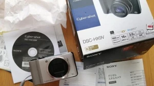 Sony Digital Camera DSC-HX9V Cyber Shot Gold 16x 16.2 MP Japanese Version Only - Picture 1 of 12