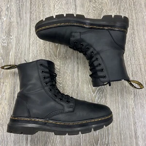 Dr Martens Combs Boots Ladies 9 Mens 8 eyelet Combat Grunge Skater Goth Y2K - Picture 1 of 11