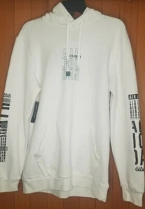 Sudadera con capucha Nike Air Jordan Jumpman polar blanca/negra para hombre talla M [BQ8460-100] nueva - Imagen 1 de 6
