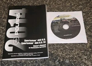 Polaris 2014 Sportsman 400 HO / 400 HO SE ATV Owners Manual NEW PAPERBACK & DVD - Picture 1 of 4