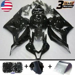 For Honda CBR600RR CBR 600 RR 2009-2012 ABS Injection Fairing Kit Black + Bolt - Picture 1 of 5