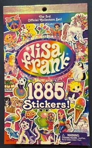 Lisa Frank The 3rd Official Collectors Set! 1885 Stickers New - Picture 1 of 4