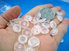 50Sets T5 clear PLASTIC RESIN SNAPS snap BUTTON FASTENERS PRESS STUD POPPERS