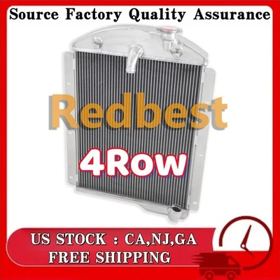 CC4146 New 4Row Radiator For 41-46 Chevrolet Pickup Truck l6 Small Block BM 3.5L - Изображение 1 из 4