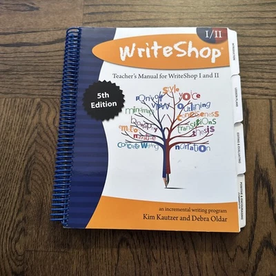 WriteShop Teacher's Manual I/II 5th Edition Spiral Bound Kautzer & Oldar - Image 1 of 4