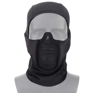 New Tactical Airsoft Paintball Full Face Mask Steel Wire Mesh Mask Balaclava - Picture 1 of 19