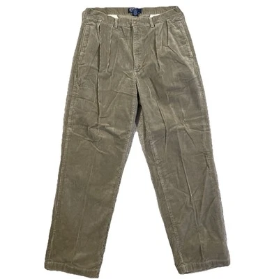 Pantalón de pana plisado de colección Polo Ralph Lauren para hombre talla 35X32 Foto 1 de 4