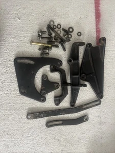 64-68 CHEVY Small-Block A/C Compressor Mount Bracket Set 7pc AC Air Conditioning - Picture 1 of 4