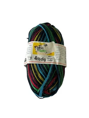 Calcetín Regia 4 capas hilo superlavado nueva lana mezcla nailon multicolor 50 g Italia Foto 1 de 4