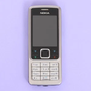 Vintage Nokia 6300 2G Mobile Phone in Silver with Charger (Unlocked) from 2007 - Photo 1 sur 9