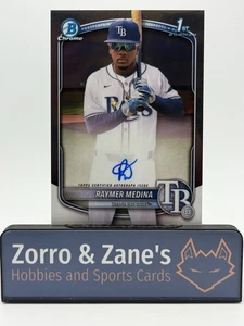 RAYMER MEDINA 2025 Bowman 1ST CHROME AUTO #CPA-RM RAYS - Bowman Chrome - Picture 1 of 4