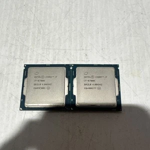 Intel Core i7-6700K 6th Gen 4.0ghz SR2L0 Lot of 2 Processors Tested Free Ship - Picture 1 of 4