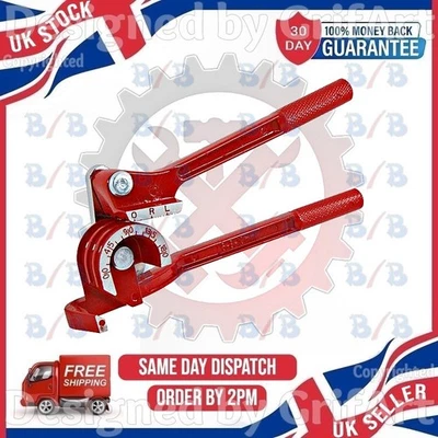 BB HEAVY DUTY 3 IN 1 MINI COPPER PIPE BENDER PLUMBERS TOOL 6MM 8MM 10MM 180 DEGREES