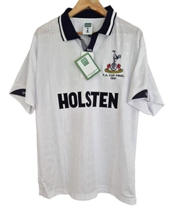 Tottenham Hotspur Football Shirt 1991 Cup Final Score Draw Large 22" PTP BNWT - Picture 1 of 7