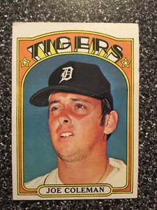 1972 Topps #640 Joe Coleman | Good/Fair/Crease | ARN155415DTB2 - Picture 1 of 2